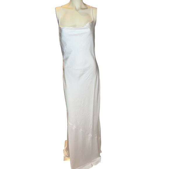 Show Me Your Mumu Ivory Tuscany Maxi Slip Dress Small - Picture 1 of 7